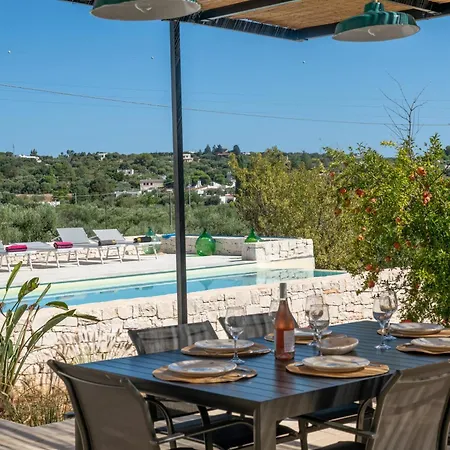 וילה Rock'n'trullo 4 Bedroom Privatepool By Tripostuni *