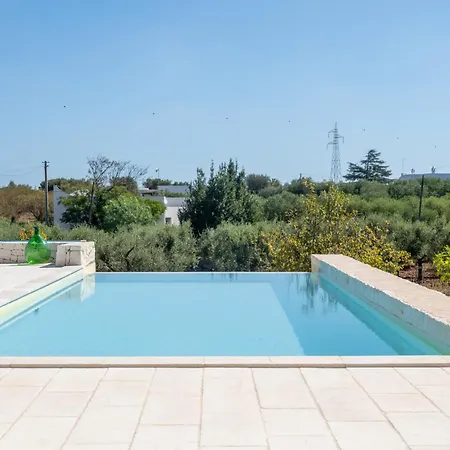 וילה Rock'n'trullo 4 Bedroom Privatepool By Tripostuni אוסטוני