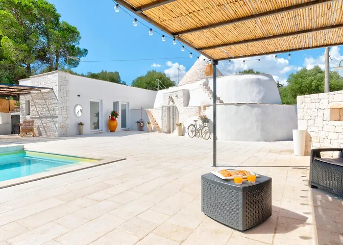 Вилла Rock'n'trullo 4 Bedroom Privatepool By Tripostuni *