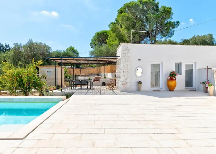 Rock'n'trullo 4 Bedroom Privatepool By Tripostuni Вилла