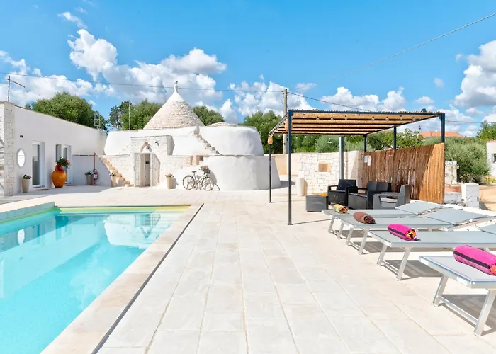 Rock'n'trullo 4 Bedroom Privatepool By Tripostuni Вилла *